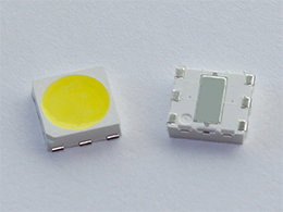 5050貼片LED發光二極管-0.5W白光六腳帶散熱片
